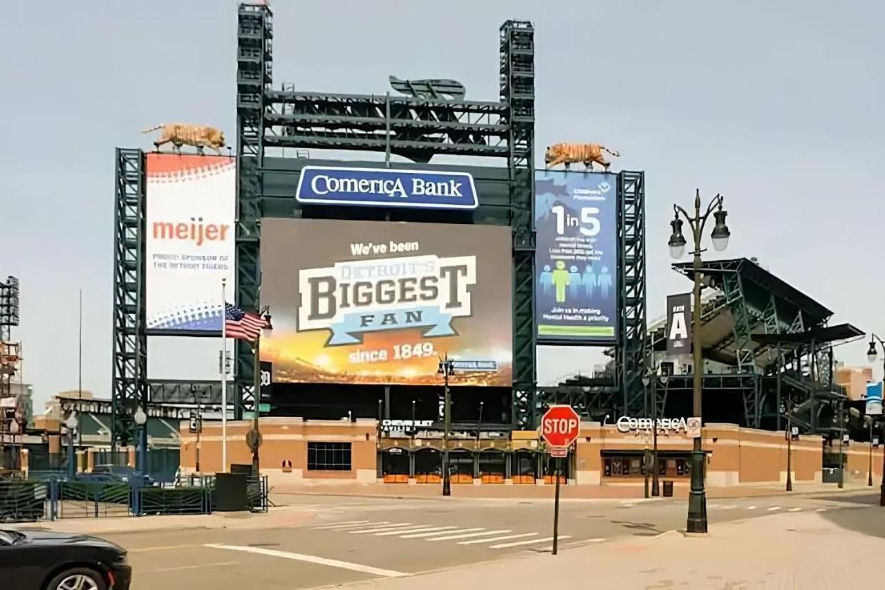 Perfect 1Br In Prime Location & View Of Stadiums Detroit Eksteriør billede
